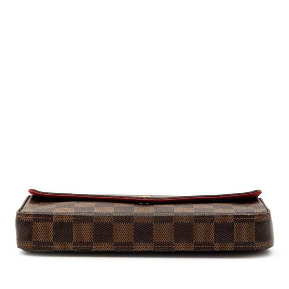 LOUIS VUITTON Brown Damier Leather Pochette Shoulder Bag - Picture 3 of 8